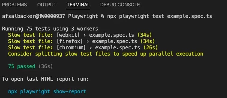 Test Example