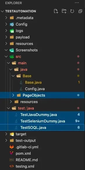 selenium automation testing framework