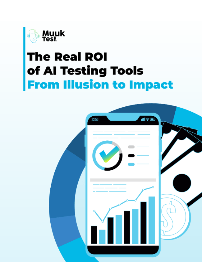 The Real ROI of AI Testing Tools Ebook Cover