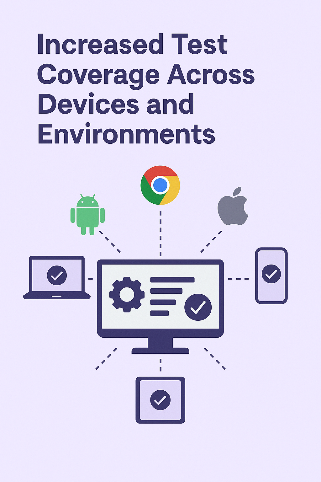 Increased Test Coverage Across&nbsp;Devices and Environments, one of the Key advantages of software testing automation&nbsp;