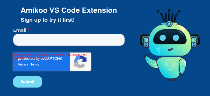 Amikoo&nbsp;VS Code Extension Sign up to try it first!